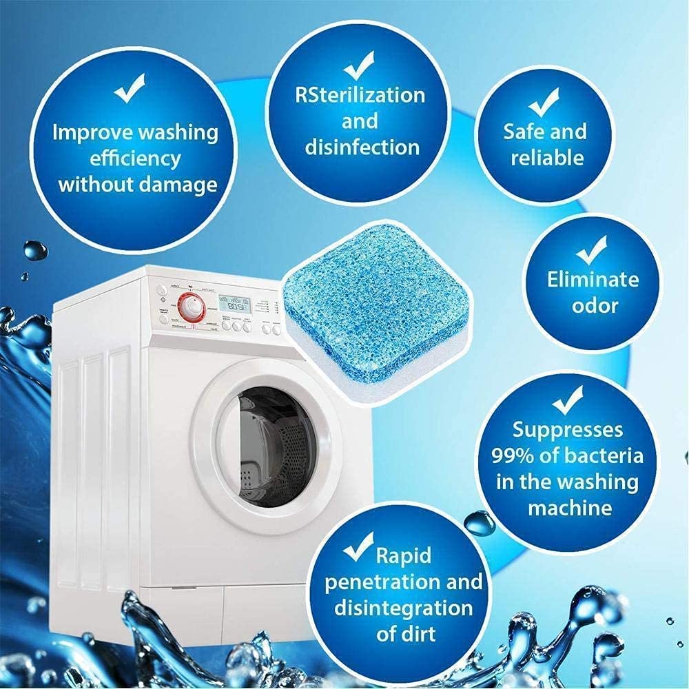 Washing Machine Cleaning Tablets | 🔥Pack of 20 Tabs🔥